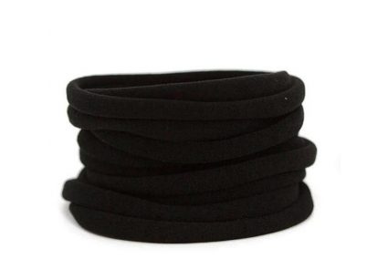 Резинка-повязка США нейлоновая (One Size) чорна (black)