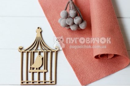 Фетр американский мягкий 1,5 мм 22х30см 0945 Pink Grapefruit