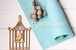 Фетр американский мягкий 1,5 мм 22х30см 0510 Baby blue