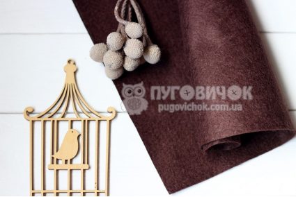 Фетр американский мягкий 1,5 мм 22х30см 0663 Light Brown