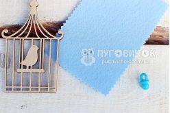 Фетр корейский жесткий 1,2 мм 110х100см 925 светло-голубой №19