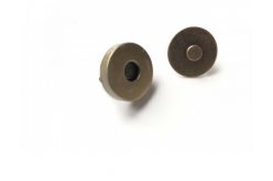 Кнопка магнитная 18 мм бронзовая