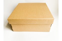 Коробка из крафт-картона 250*250*110мм