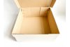 Коробка з крафт-картону 250*250*110мм біла