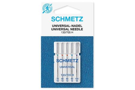 Набор машинных игл Schmetz (Германия) 1*70, 2*80,1*90, 1*100 VLS