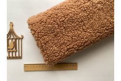 Тканина букле Тедді капучіно 27*150см