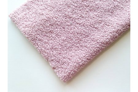 Тканина букле Тедді лавандова 42*100см