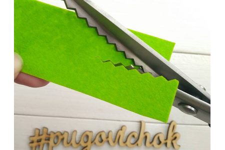 Ножиці фігурні "Зиг-заг" в асортименті