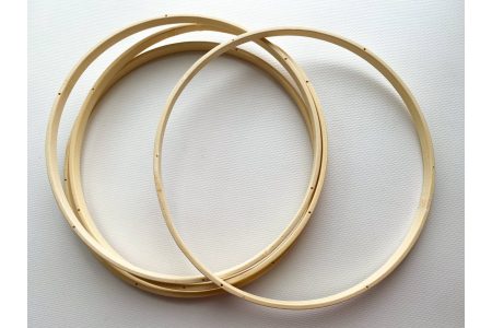 Кольцо бамбуковое с отверстиями 21,23,24см РАСПРОДАЖА