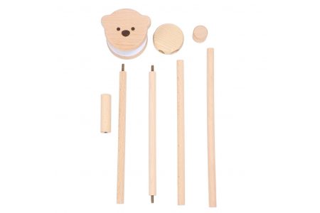 Основа для мобиля с зажимом-медвежонком (кронштейн деревянный) Основа для мобиля с зажимом-медвежонком (кронштейн деревянный)