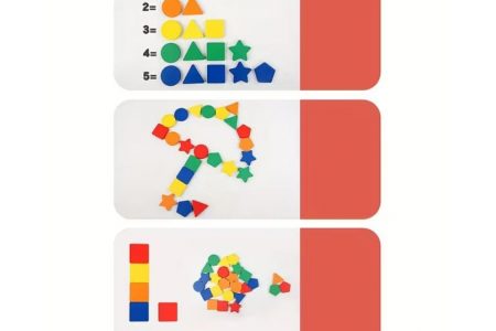 Развивающая игрушка-сортер с 5 ячейками «Геометрические фигуры»