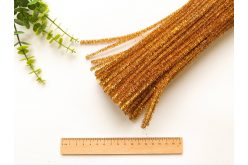 Дріт сінельний люрекс бронза (уп.100 шт)