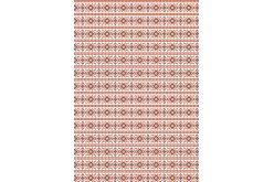 Фетр м’який з візерунком "Вишивка(хрестиком) червоно-чорна" на