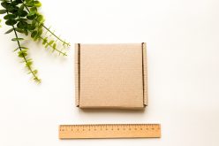 Коробка з крафт-картону 105*105*15мм