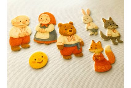 Игровой набор фигурок для сказки “Колобок”