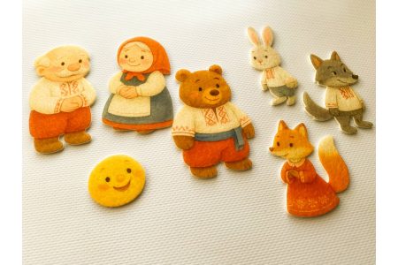 Игровой набор фигурок для сказки “Колобок”
