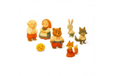 Игровой набор фигурок для сказки “Колобок”
