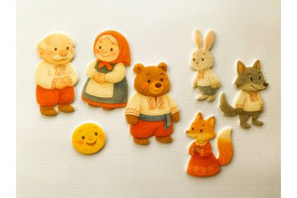 Игровой набор фигурок для сказки “Колобок”