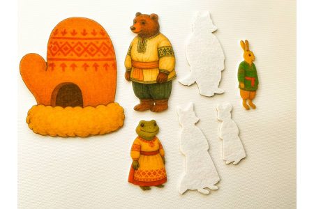 Игровой набор фигурок для сказки “Рукавичка”