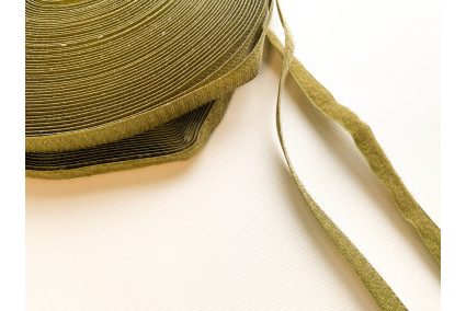 Липучка велкро 20мм темно-оливкова/хакі (рулон 25 метрів)