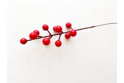 Декоративна гілка калина 20*1,4 см