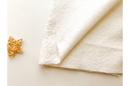 Ткань букле Барашек біла 50*50см