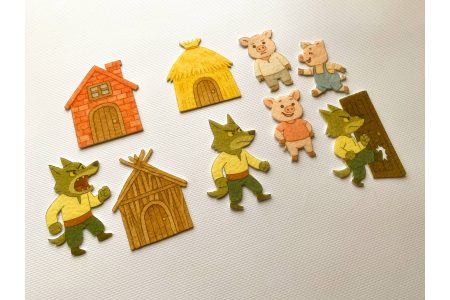 Игровой набор фигурок для сказки "Трое поросят"