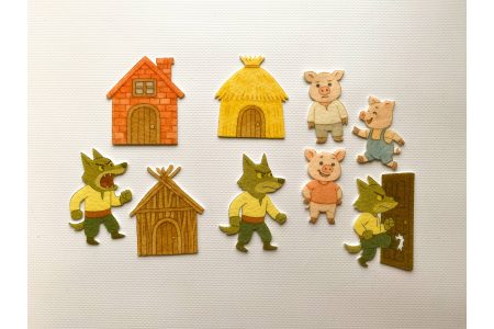 Игровой набор фигурок для сказки "Трое поросят"