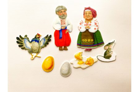 Ігровий набір фігурок для казки "Курочка ряба"