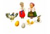 Ігровий набір фігурок для казки "Курочка ряба"