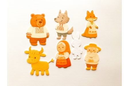 Ігровий набір фігурок для казки "Солом'яний бичок"