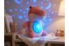 Игрушка крокодил персиковый ночник-проектор (с музыкой)