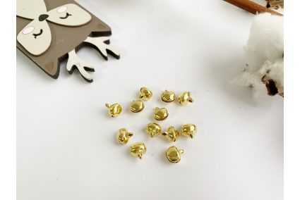 Звоночек 10 мм золотой